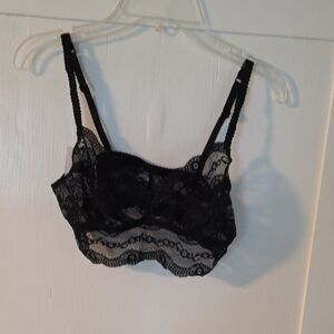 Chic Black Lace Bralette